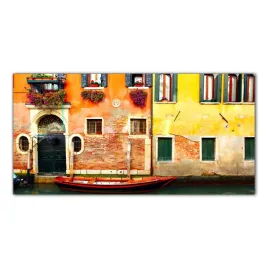 kanal-wenecja-lodka-100x50-szklo-hartowane-panel