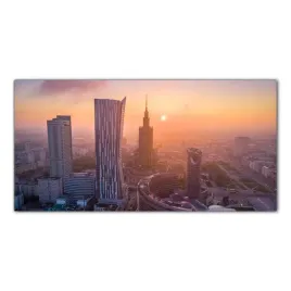 miasto-zachod-slonca-100x50-panele-szklo-hartowane