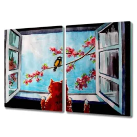 deska-ze-szkla-2x40x52-cm-nowoczesna-zwierze-ptak