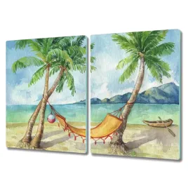 deska-do-kuchni-2x40x52-cm-plaza-palmy-morze-hamak