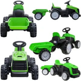 traktorek-elektryczny-na-akumulator-zielony-jezdzik-przyczepka-dla-dzieci