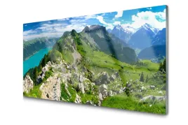 obraz-szklany-laka-gory-krajobraz-natura-100x50