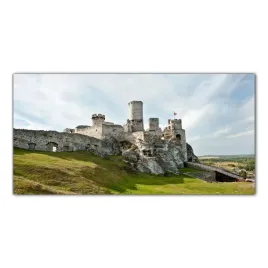 zamek-ruiny-krajobraz-120x60-panel-szklo-hartowane