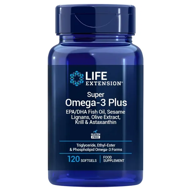 LIFE EXTENSION Super Omega-3 Plus EPA/DHA z Lignanami Sezamowymi, Ekstrakte