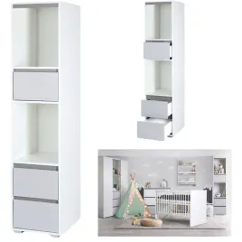 regal-drewniany-stojacy-polka-na-ksiazki-loft-wielopoziomowy-3-szuflady