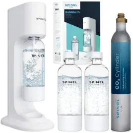 saturator-spinel-soda-bubbleon-bialy-do-gazowania-wody-2-butelki-naboj