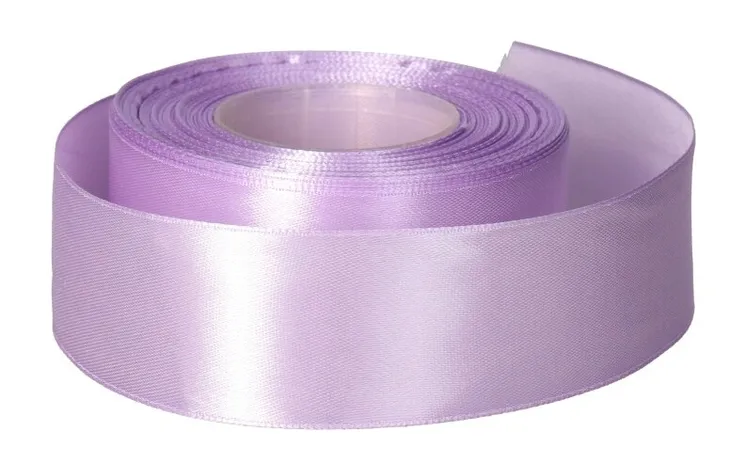 WSTĄŻKA TASIEMKA SATYNOWA FIOLETOWA 38MM 32M