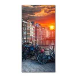 obraz-na-szkle-na-sciane-50x100-amsterdam-budynki