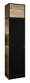szafa-garderoba-lumi-54-1d-dab-craft-czarny-ryflowany-uchwyt-zl-z-nadst