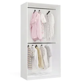 garderoba-szafa-openo-2w-biala-modulowa-regal-z-2-drazkami-do-sypialni