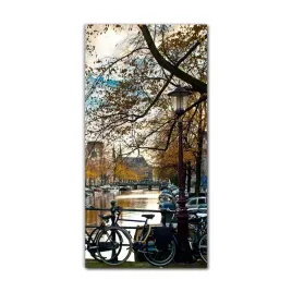 obraz-na-szkle-do-sypialni-70x140-rower-amsterdam
