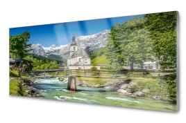 lacobel-panel-szklany-foto-kosciol-jezioro-120x60