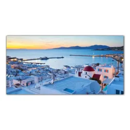 mykonos-grecja-miasto-140x70-panel-szklo-hartowane
