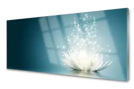 panel-szklany-dekoracyjny-foto-kwiat-lotosu-120x60