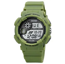 zegarek-meski-smael-elektroniczny-stoper-alarm-army-green