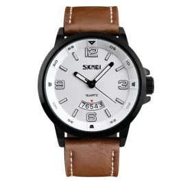 zegarek-meski-skmei-skm-191151c-mn-analog-pasek-skora-datownik-duza-tarcza