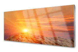 panel-szklany-do-kuchni-slonce-niebo-gora-120x60