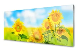 panel-szklany-plytka-slonecznik-kwiaty-120x60