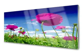 panel-szklany-plytka-laka-kwiaty-niebo-120x60