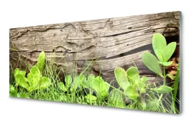 panel-szklany-plytka-trawa-liscie-kwiaty-120x60