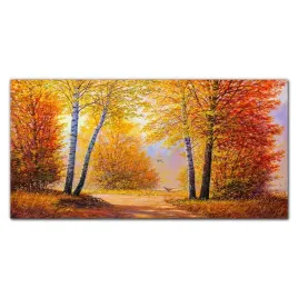 hartowane-szklo-lacobel-las-jesien-przyroda-120x60