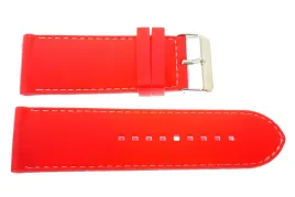 pasek-silikonowy-diloy-30-mm-czerwony-biale-przeszycie