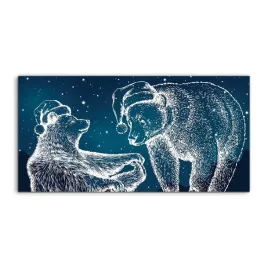 obraz-akrylowy-100x50-wiszacy-niedzwiedzie-polarne