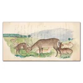 lacobel-do-kuchni-jelen-zwierzeta-rysunek-120x60