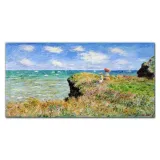 obraz-na-plotnie-klif-morze-claude-monet-140x70-cm