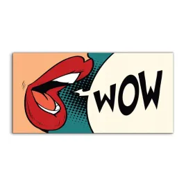 fotoobraz-140x70-na-sciane-usta-wow-vintage-plakat