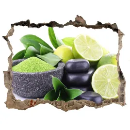fototapeta-3d-dziura-limonki-i-kamienie-168x113