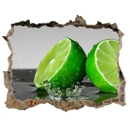 naklejka-3d-dziura-na-sciane-limonka-w-wodzie