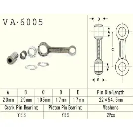 vesrah-korbowod-yamaha-yz125-86-96r-or-va-6005