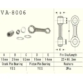 vesrah-korbowod-kawasaki-kx80-92-97r-or-va-8006