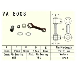 vesrah-korbowod-kawasaki-kx125-98-02r-or-va-8008