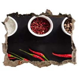 naklejka-3d-dziura-na-sciane-przyprawy-i-chilli