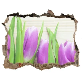 samoprzylepna-dziura-naklejka-fioletowe-tulipany