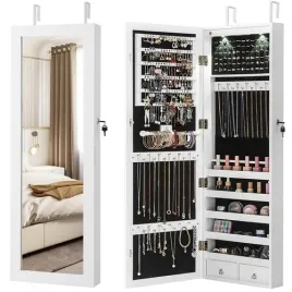 szafka-na-bizuterie-z-lustrem-led-organizer-wiszacy-2w1