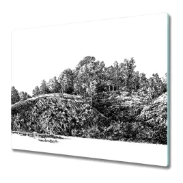 deska-do-krojenia-kamienne-wzgorze-szkic-60x52-cm