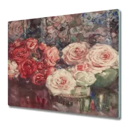 deska-do-krojenia-vintage-bukiet-kwiatow-60x52-cm