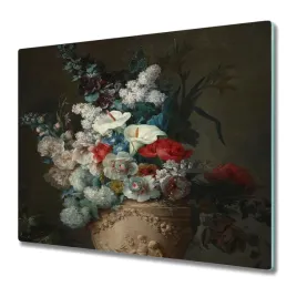 deska-do-krojenia-ciemne-kwiaty-w-wazonie-60x52-cm