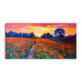 fotoobraz-140x70-nowoczesny-laka-las-zachod-slonca