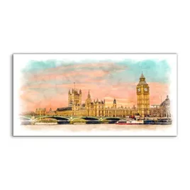 obraz-akryl-140x70-nowoczesny-londyn-big-ben-most