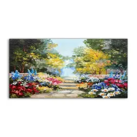 obraz-140x70-z-nadrukiem-kwiat-park-ulica-drzewo