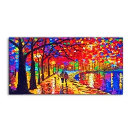 obraz-akryl-140x70-scienny-park-woda-para-ludzie