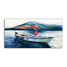 obraz-140x70-z-grafika-lodka-statek-morze-wiszacy