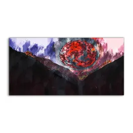 obraz-akrylowy-140x70-cm-gory-abstrakcja-planeta