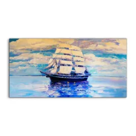 obraz-140x70-cm-na-prezent-morze-krajobraz-statek