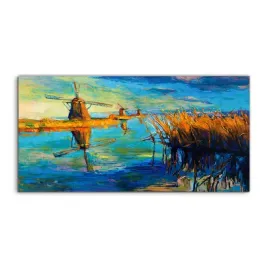 obraz-akrylowy-140x70-na-sciane-mlyny-woda-trawa