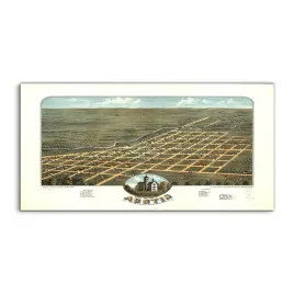 fotoobraz-akryl-140x70-wiszacy-mapa-austin-vintage